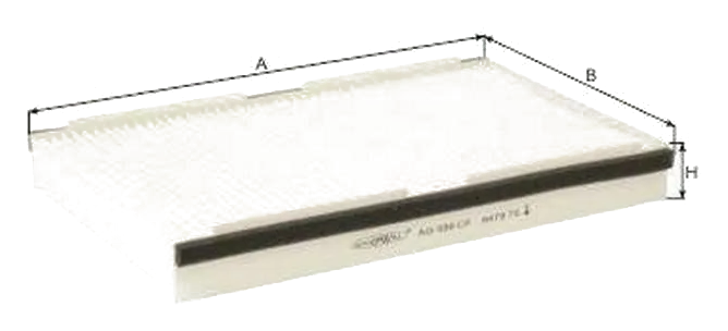 Салонный фильтр Goodwill AG 399 CF