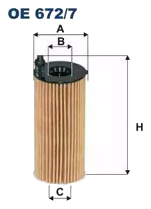 Filtron OE672/7A Вставка фильтра масляного